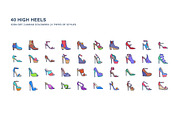 High Heels icon set, an Icon by Icongeek26 (Thumbnail 4 of 4)