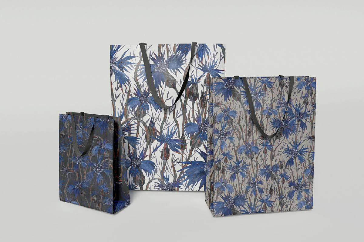 Pattern Cornflowers, an Illustration by PASHKOVA (Photo 5 of 14)