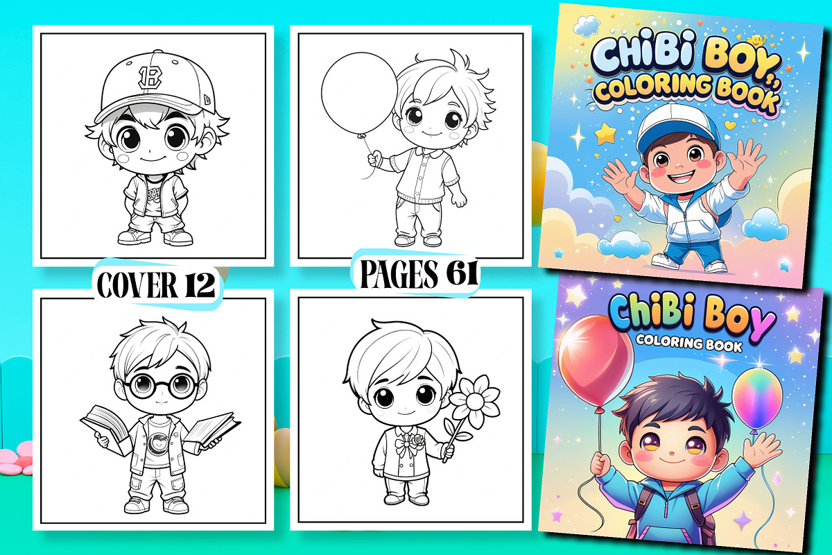 Chibi Boy Coloring Book, an Arts & Entertainment Photo by Wow Magic (Photo 3 of 3)