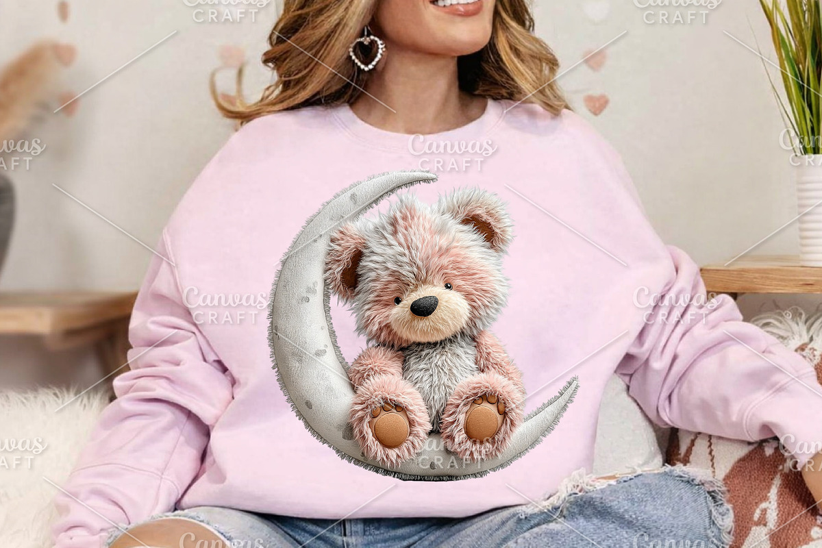 Whimsical Teddy Bear Clipart Bundle, an Illustration by Canvas Craft (Photo 6 of 7)