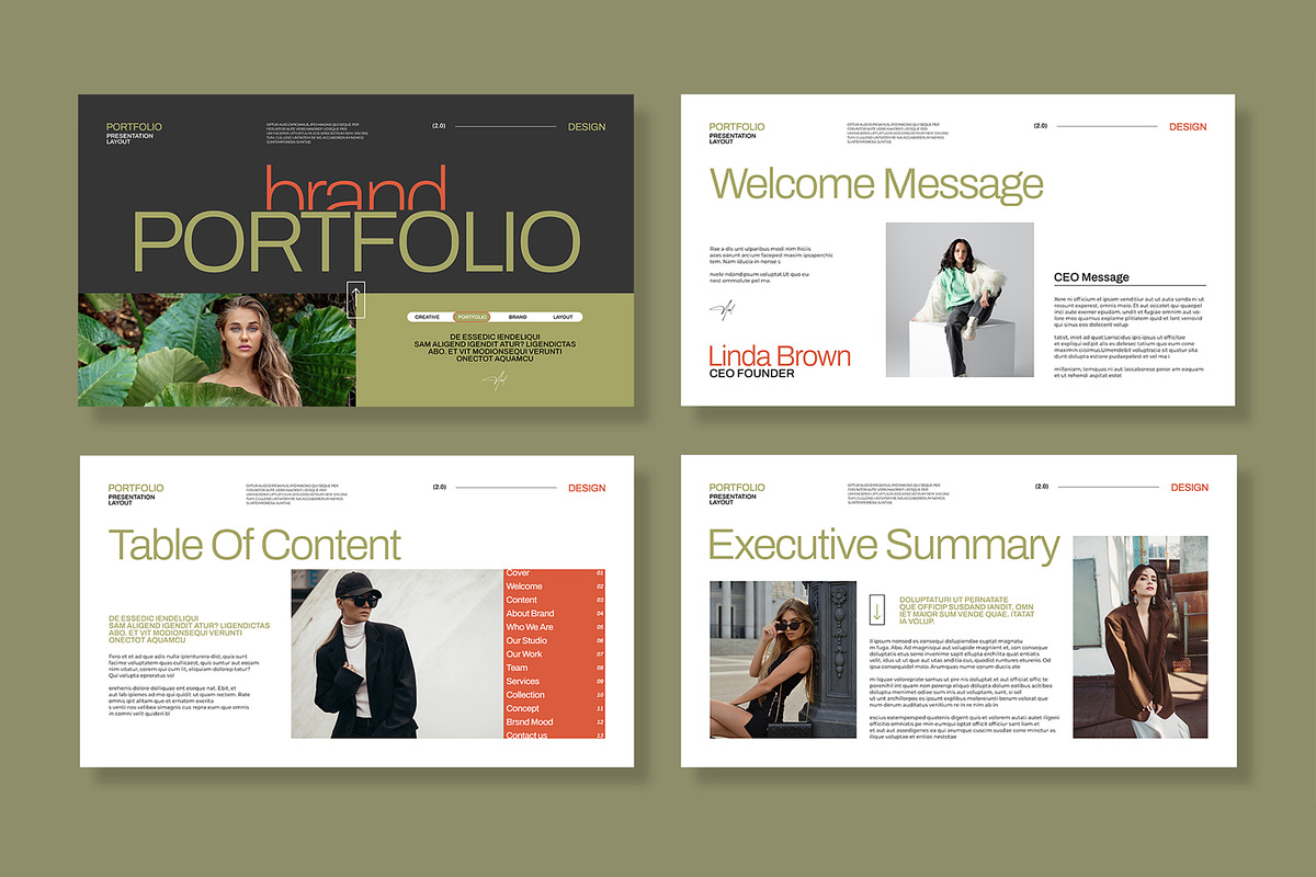 Brand Portfolio Presentation preview 2