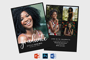 Graduation Announcement Template, a Card Template by Designscozy (Thumbnail 2 of 5)