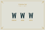 Aviation - Vintage Typeface, a Sans Serif Font by uyo66 (Thumbnail 4 of 14)