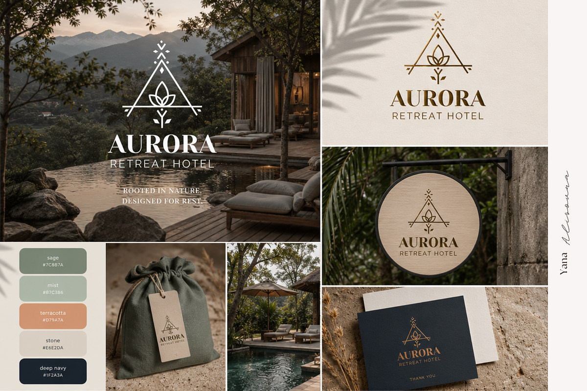 Retreat & Cabin Logo Collection, a Branding & Logo Template by Alisovna (Photo 11 of 14)