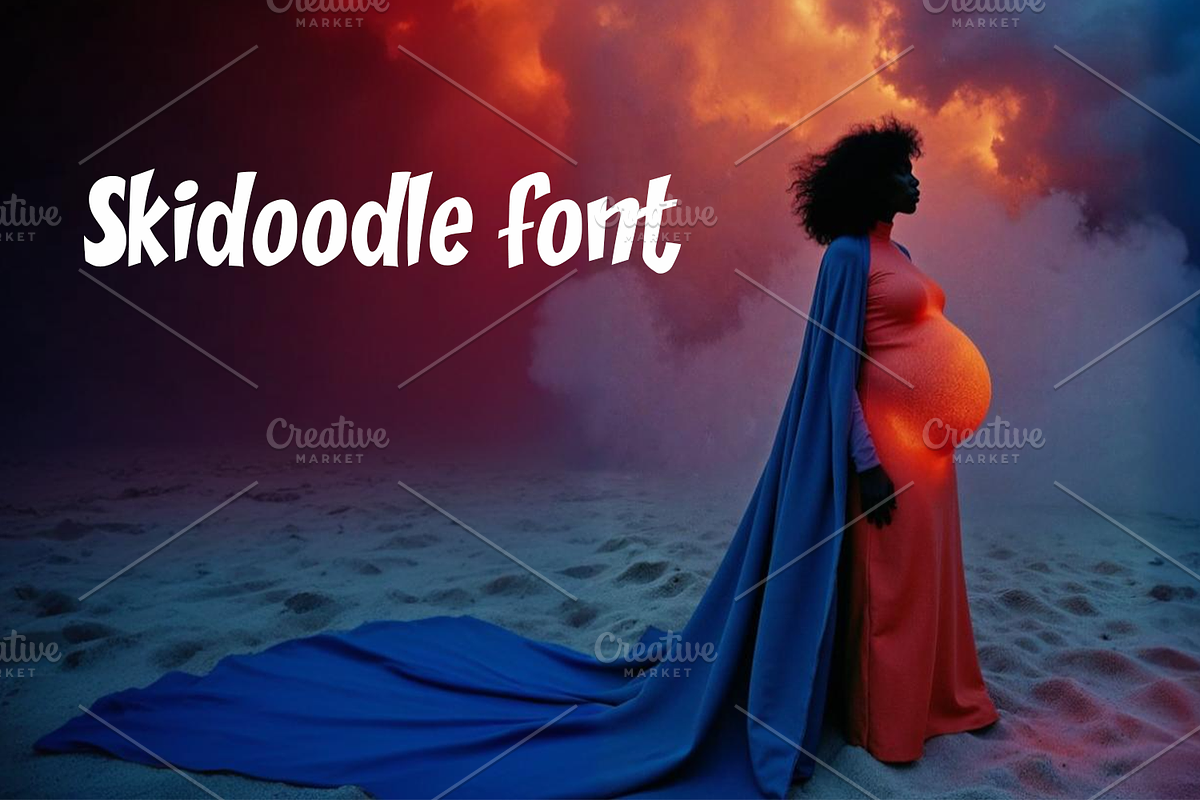 Skidoodle font-Roman-089-25, a Font by canve (Photo 2 of 2)
