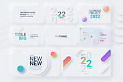 Neumorphic Style 2021 Powerpoint, a Presentation Template by Brandearth RRGraph (Thumbnail 18 of 30)