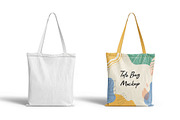 Tote Bag Mockup Set, a Product Mockup by Designbuys (Thumbnail 3 of 7)