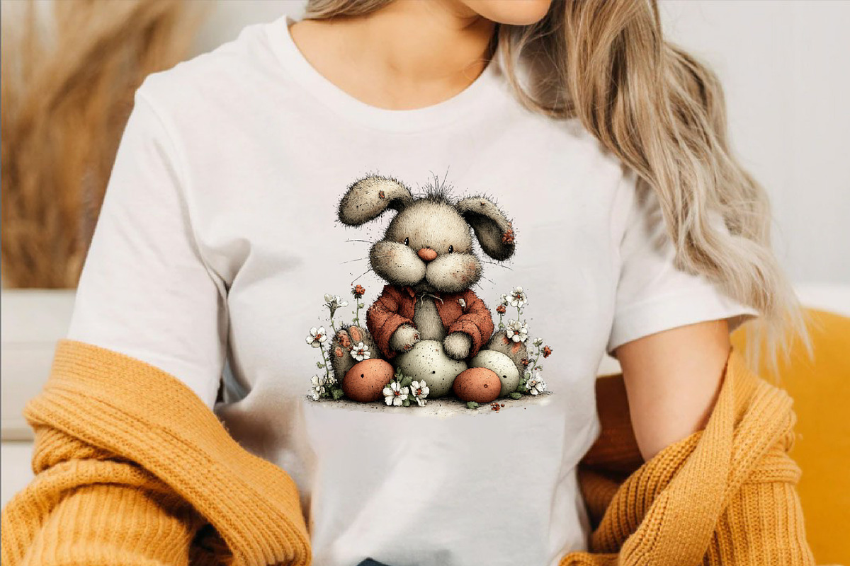 Cute Easter Clipart Bunny Clipart Bu, an Illustration by SVGArt (Photo 6 of 8)