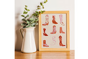 Pink Cowboy clipart, an Object Graphic by MayBay Studio (Thumbnail 6 of 6)