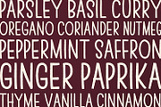 Rosemary, a Sans Serif Font by Petra Santaharju (Thumbnail 5 of 8)