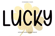 Lucky, a Script Font by FreshTypeINK (Thumbnail 1 of 6)