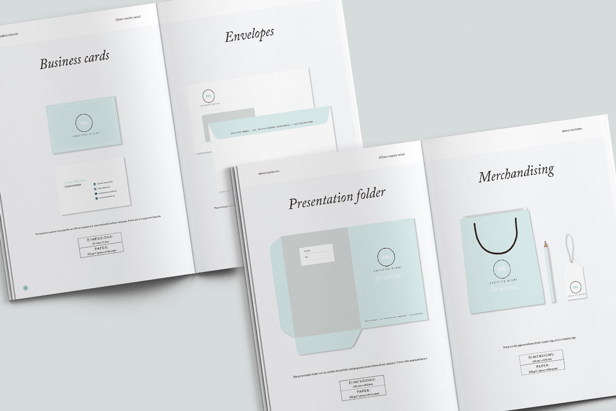 Brand Guidelines - 2 formats, a Brochure Template by Imagination Area (Photo 5 of 8)