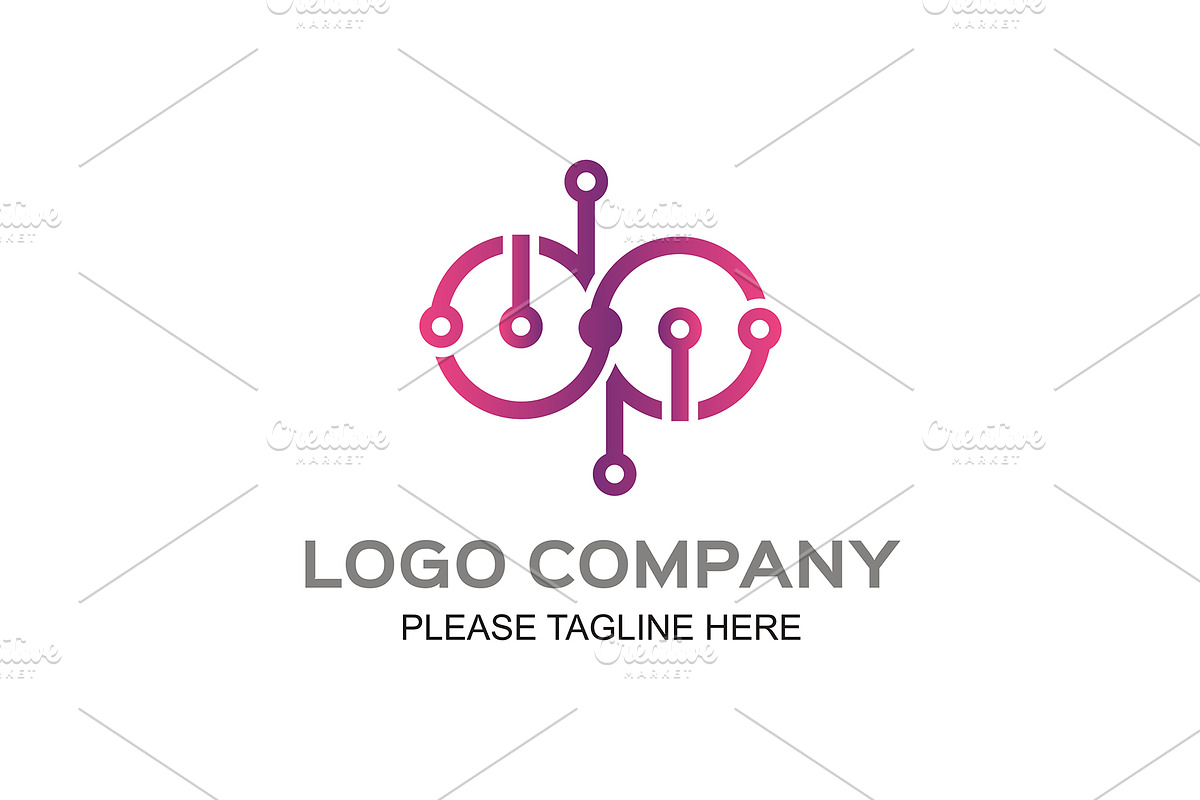 20 Logo Connecting Templates Bundle, a Branding & Logo Template by Friendesigns (Photo 15 of 21)