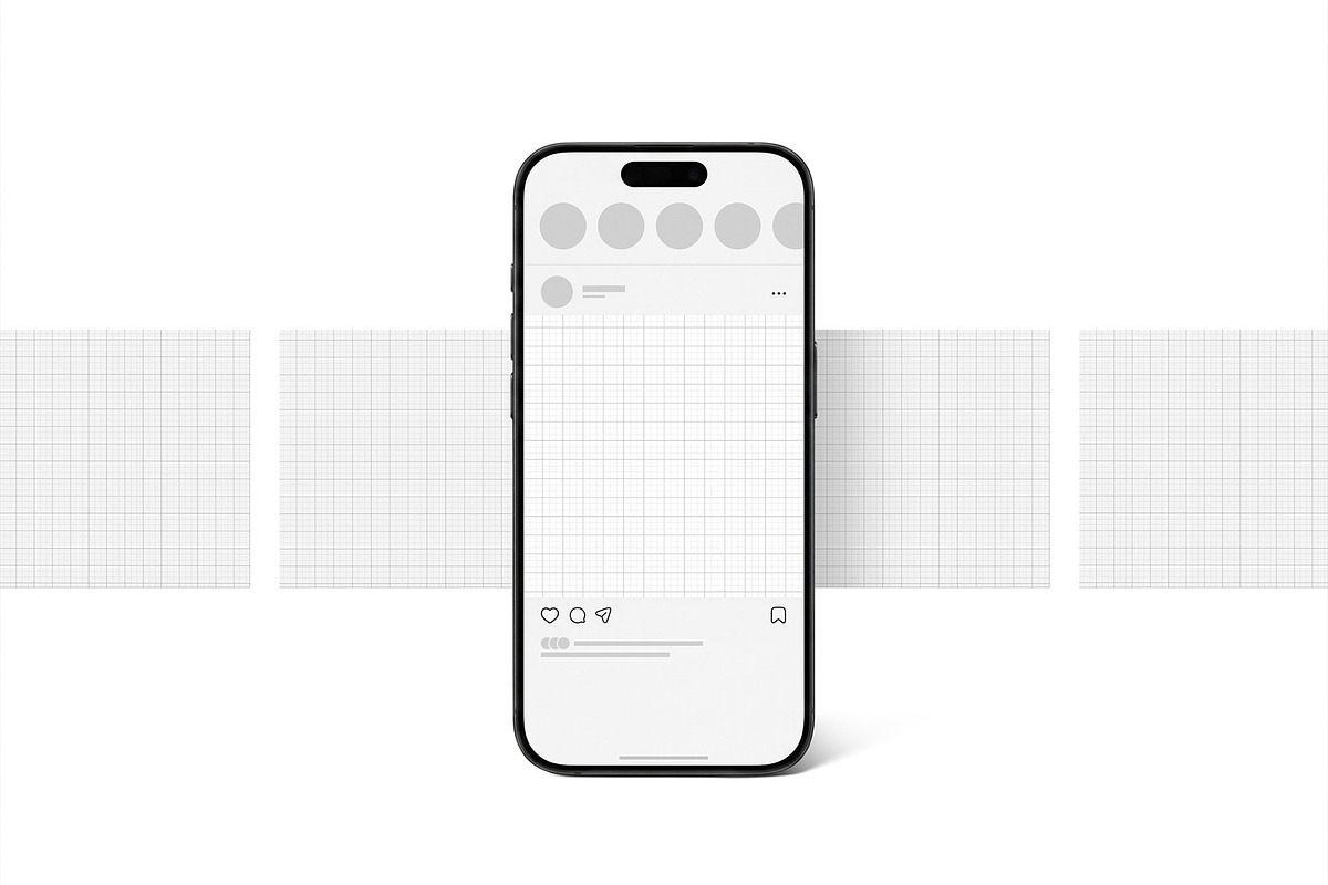 Instagram Carousel Mockup, an iPhone Mockup by graphypix (Photo 4 of 4)