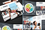 Fitness - Square Trifold Brochure, a Brochure Template by pixart_pm (Thumbnail 2 of 3)