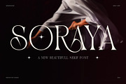 Soraya Elegant Display Serif Font, a Serif Font by Perfectype (Thumbnail 1 of 8)
