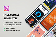 Rogue: 12 Instagram Template Bundle, a Social Media Template by Nice, Very Nice (Thumbnail 1 of 9)