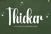 Thicker, a Handwritten Font by InermediaSTUDIO (Thumbnail 1 of 8)