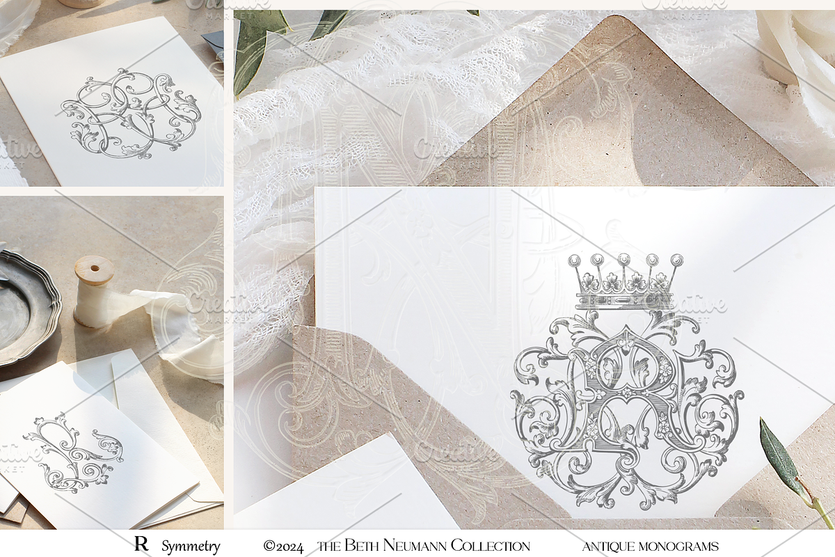 Antique Vintage Monogram Initial R, an Object Graphic by Antique Monograms (Photo 2 of 4)
