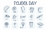 School Day| Symbols Fonts, a Symbol Font by Sirinart (Thumbnail 2 of 8)