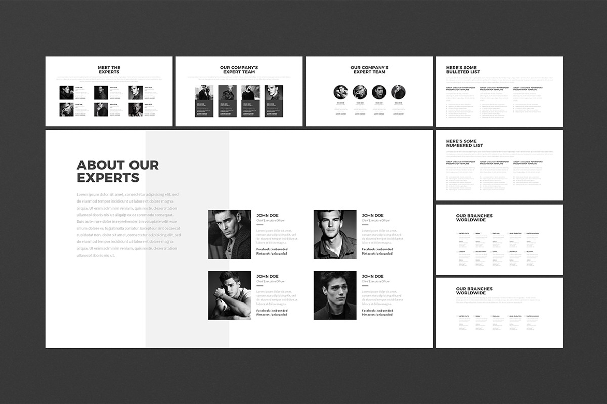 Unbounded PowerPoint Template, a Presentation Template by Diverter (Photo 3 of 17)
