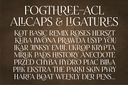 Fogthree & FogthreeACL, a Serif Font by glukfonts (Thumbnail 2 of 8)