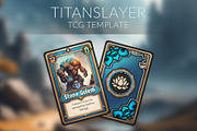 Titanslayer TCG Template, a Card Template by Kodiak Graphics (Thumbnail 1 of 4)