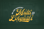 Gold Chamber – Vintage Script, a Sans Serif Font by Almarkhatype (Thumbnail 6 of 12)