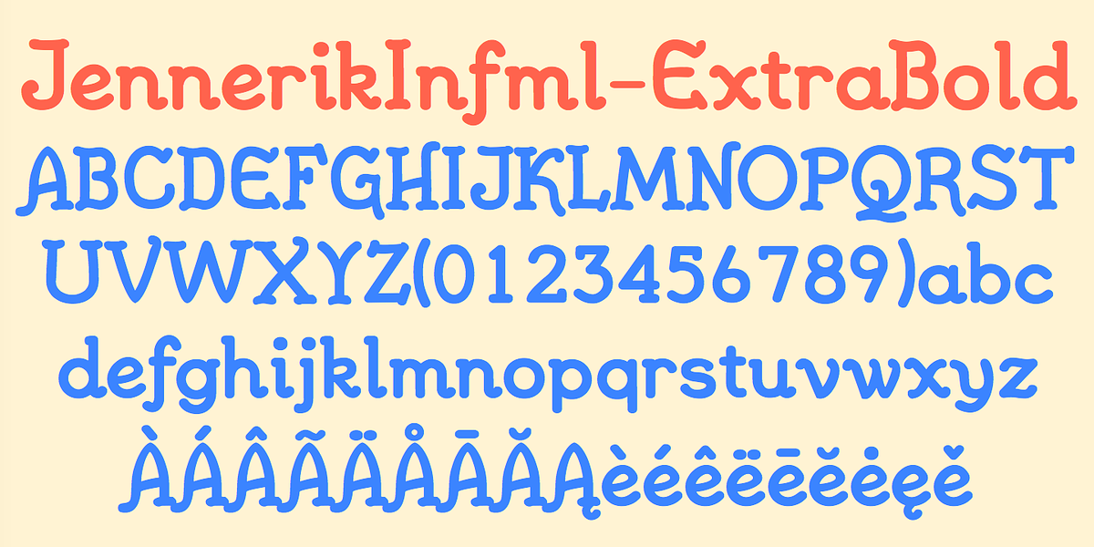 JennerikInfml, a Handwritten Font by Ingrimayne Type (Photo 7 of 8)