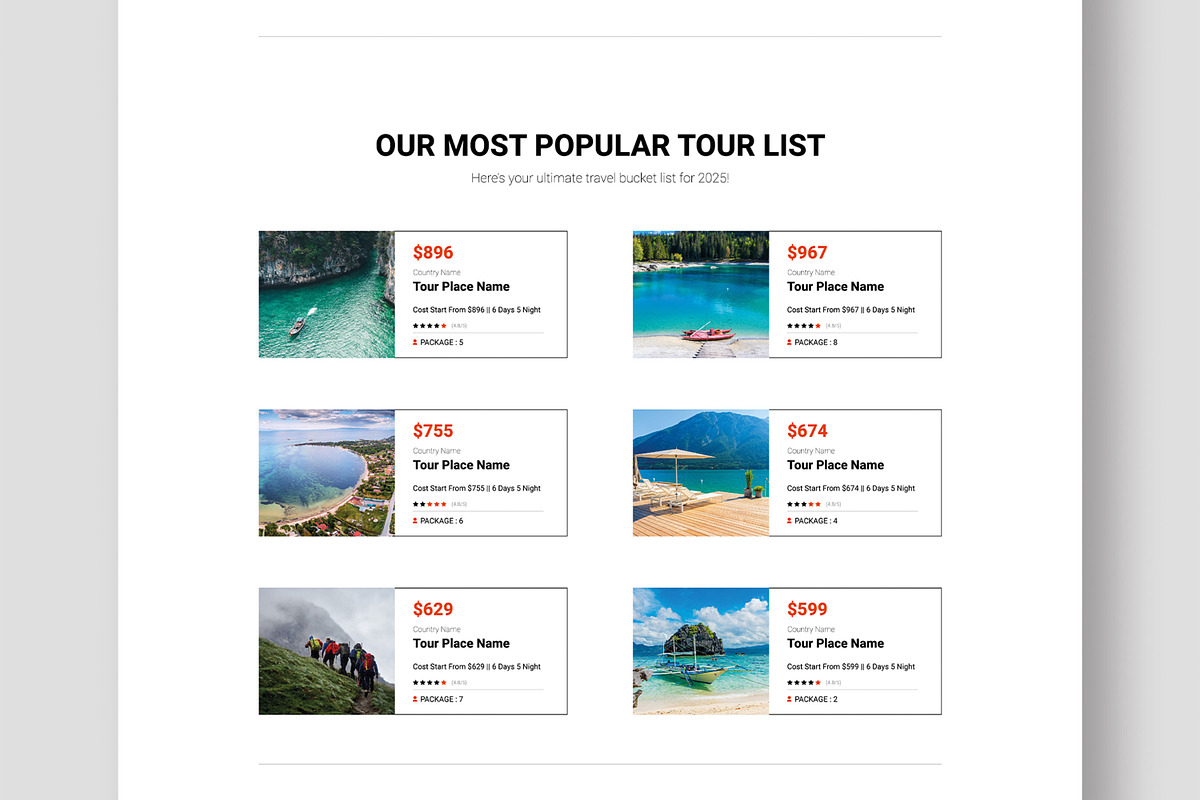 Travel Agency Landing Page Design, a Landing Page Template by MightyDesign (Photo 4 of 9)