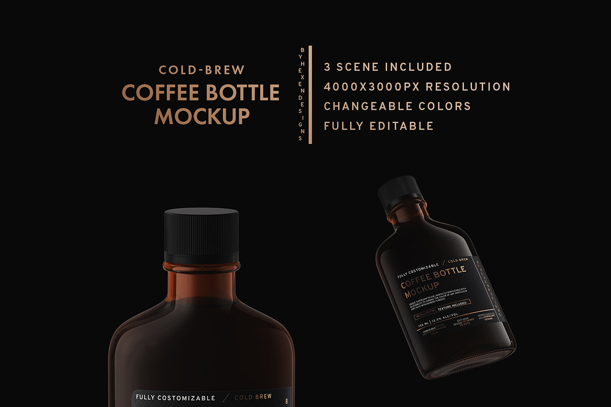 Coffee/Flask Bottle Mockup, a Product Mockup by HexenDesigns (Photo 2 of 11)