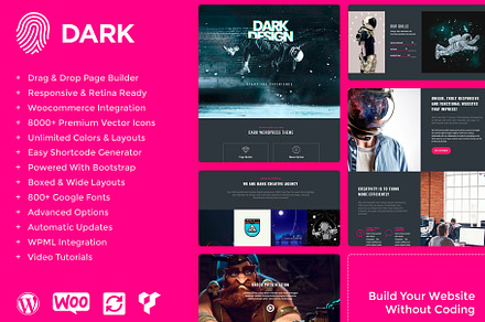 Dark WordPress Theme & Templates
