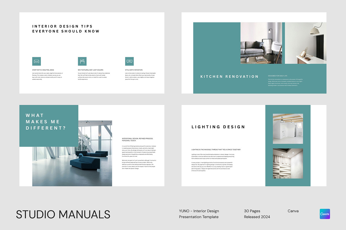 YUNO - Interior Design Presentation, a Social Media Template by Studio Manuals (Photo 4 of 8)