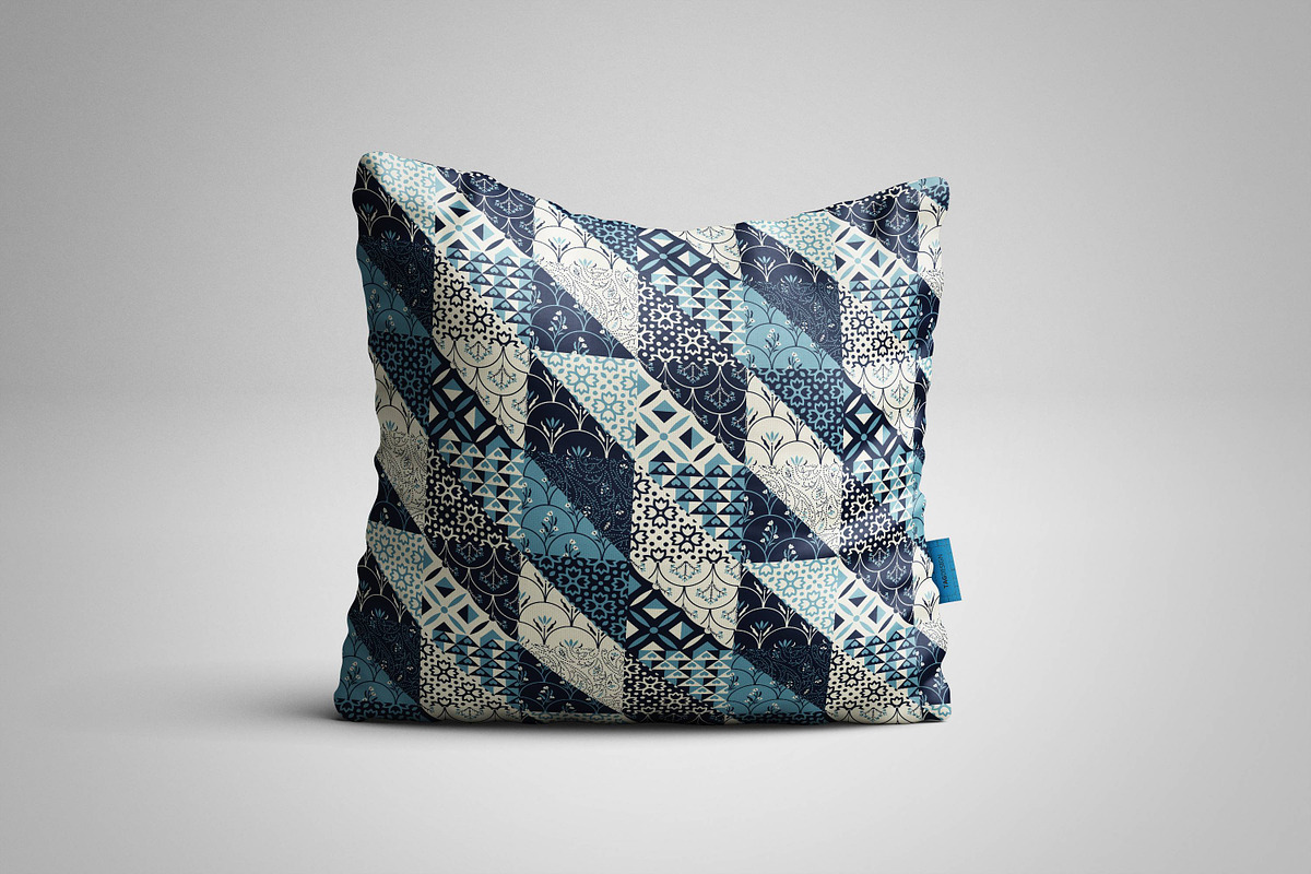 Seamless patchwork, a Pattern Graphic by elyomys (Photo 3 of 3)