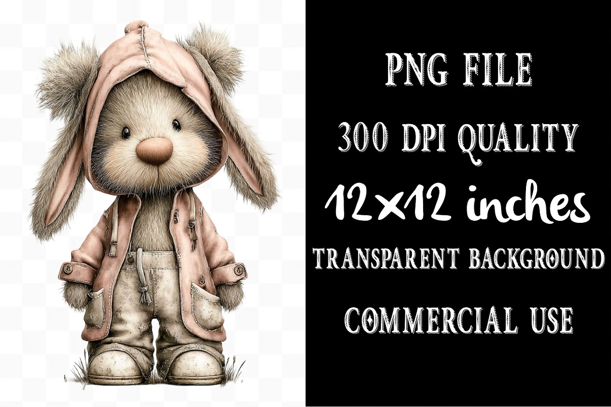 Woodland Easter Animals Clipart, an Illustration by Designking (Photo 4 of 5)