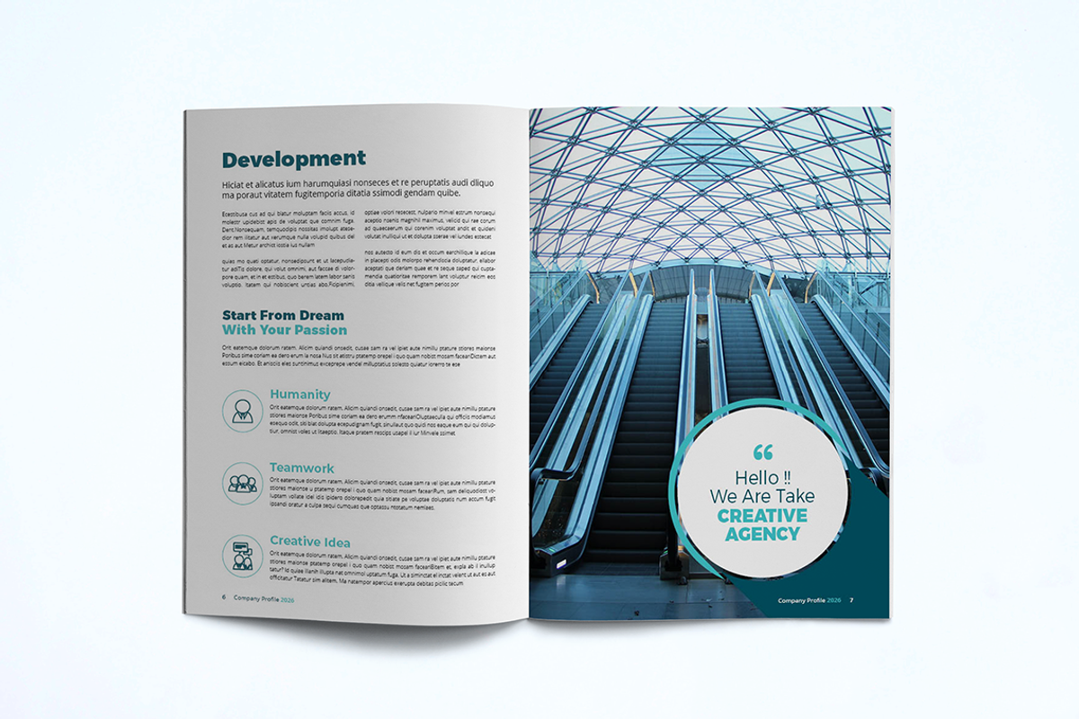 Comapany Profile Template, a Brochure Template by UnicodeID (Photo 6 of 12)