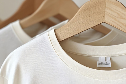 Minimalist tee hangers, a Photo by Beautiful things