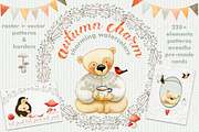 Autumn Charm Watercolor collection, an Illustration by Watercolor Nomads (Thumbnail 1 of 8)