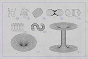 3D Wireframe Shapes | set 1, an Object Graphic by MaximGertsen (Thumbnail 4 of 7)