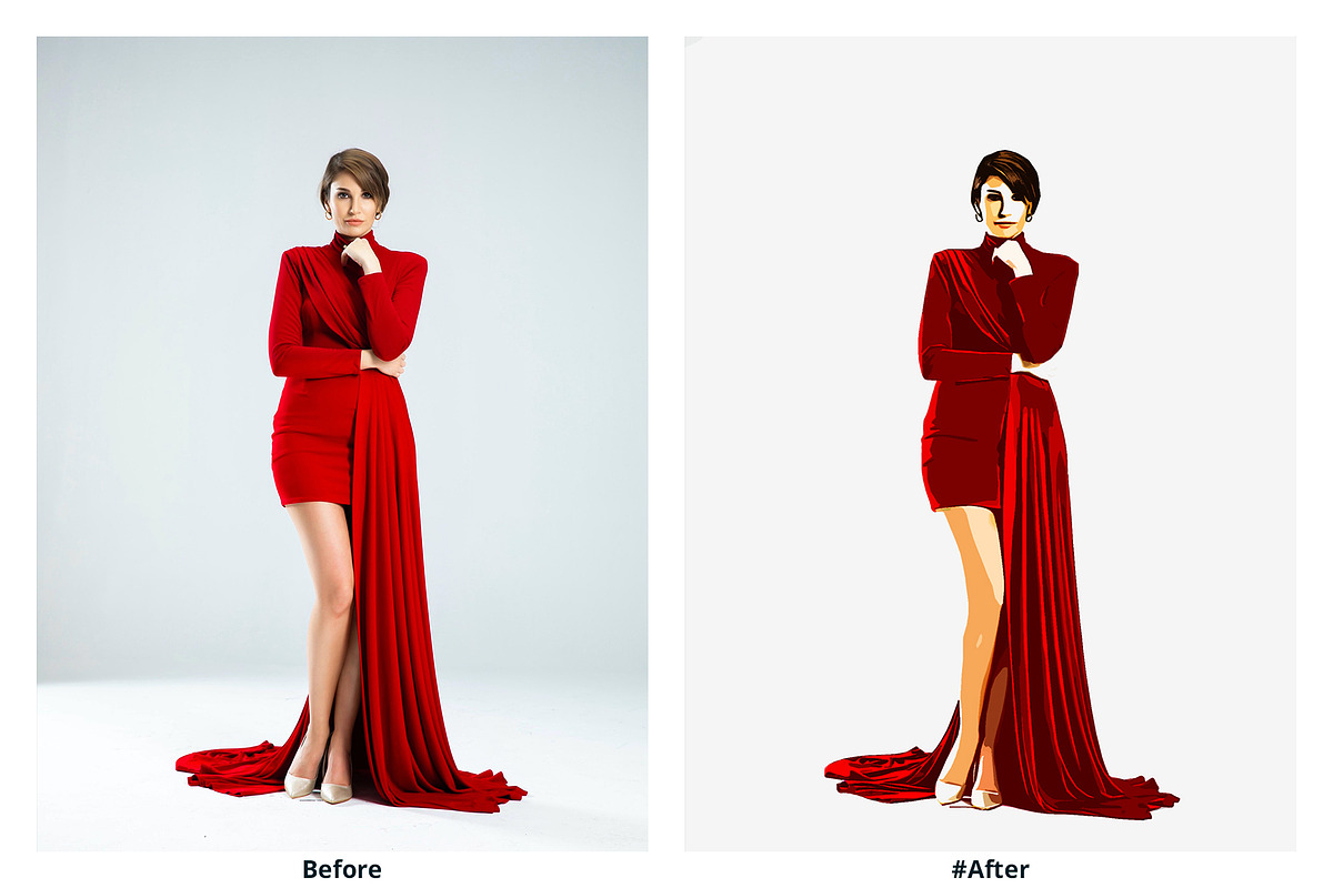 Cartoon Style Photoshop Action, an Action Add-On by Effect-Hub (Photo 2 of 10)