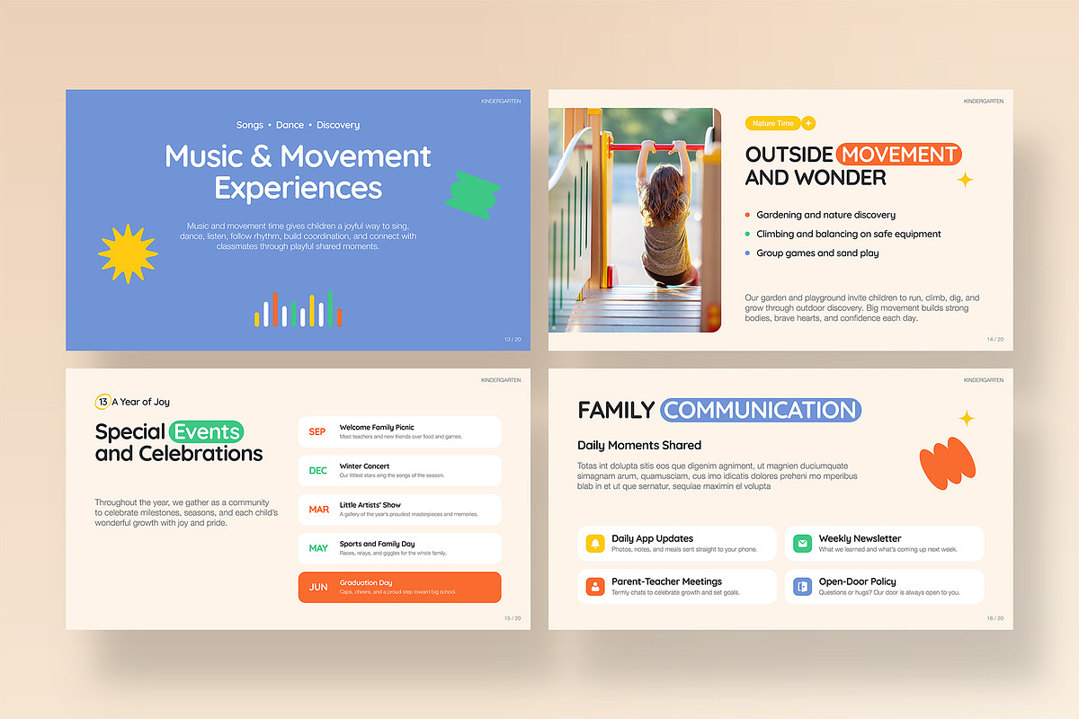 Colorful Kindergarten Presentation, a Presentation Template by BrandPacks (Photo 5 of 7)