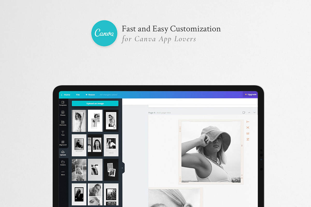 Black&White Film Frames Templates, a Social Media Template by Sparrow & Snow (Photo 2 of 11)