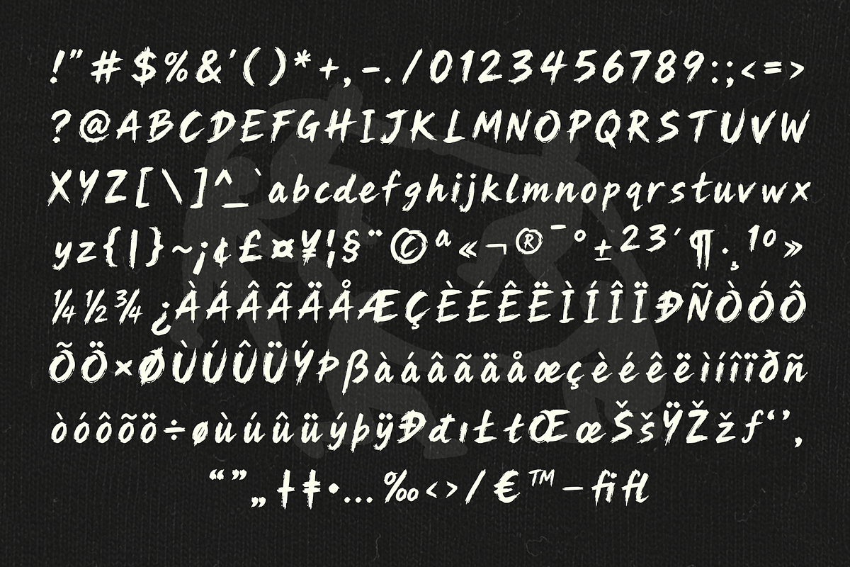 Sunday Burden Bold Raw Brush, a Handwritten Font by Typetemp Studio (Photo 6 of 10)