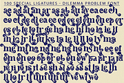 Dilemma Problem Font, a Serif Font by 177Studio (Thumbnail 6 of 7)