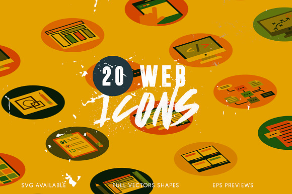 20 Web Application Icons
