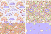GROOVY NATURE illustrations patterns, an Object Illustration by Lena Nikolaeva (Thumbnail 13 of 15)