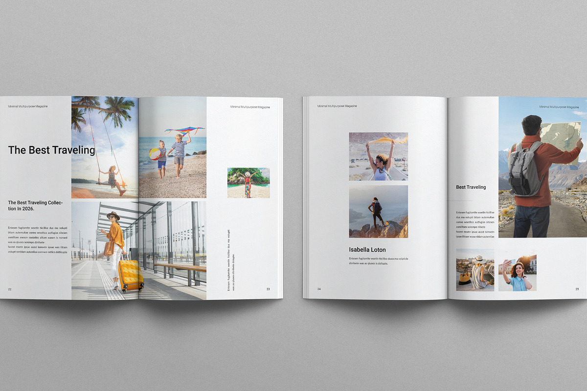 Minimal Multipurpose Magazine, a Magazine Template by E-Type (Photo 9 of 11)