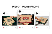 Pizza Box Packaging Branding Mockup, a Packaging Mockup by RamStudio2 (Thumbnail 6 of 6)