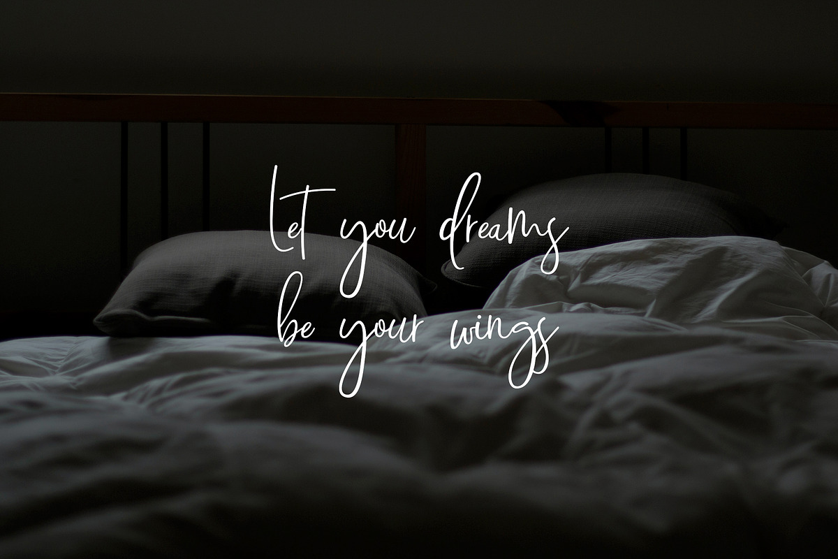 Diantha Wocasta Handwritten Font, a Handwritten Font by UICreative (Photo 11 of 11)