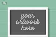 Plank Wall Picture Mockup, a Print Template by Frisk Shop (Thumbnail 4 of 4)